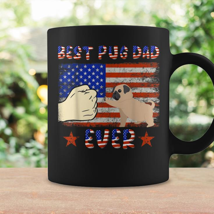 Best Pug Dad Ever Funny Pug Lover American Flag 4Th Of July Bbmxyg Coffee Mug Gifts ideas