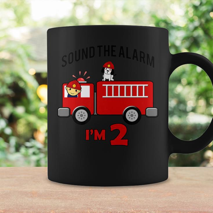 Birthday 2 Year Old Fire Fighter Truck | Firetruck Coffee Mug Gifts ideas