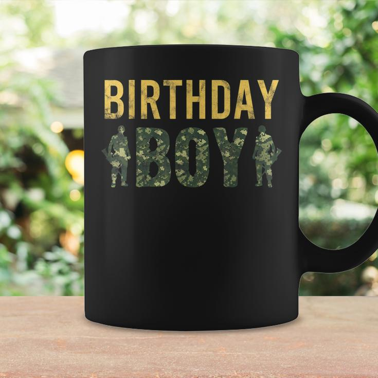 Birthday Boy Army Military Party Camouflage Lover Gift Coffee Mug Gifts ideas