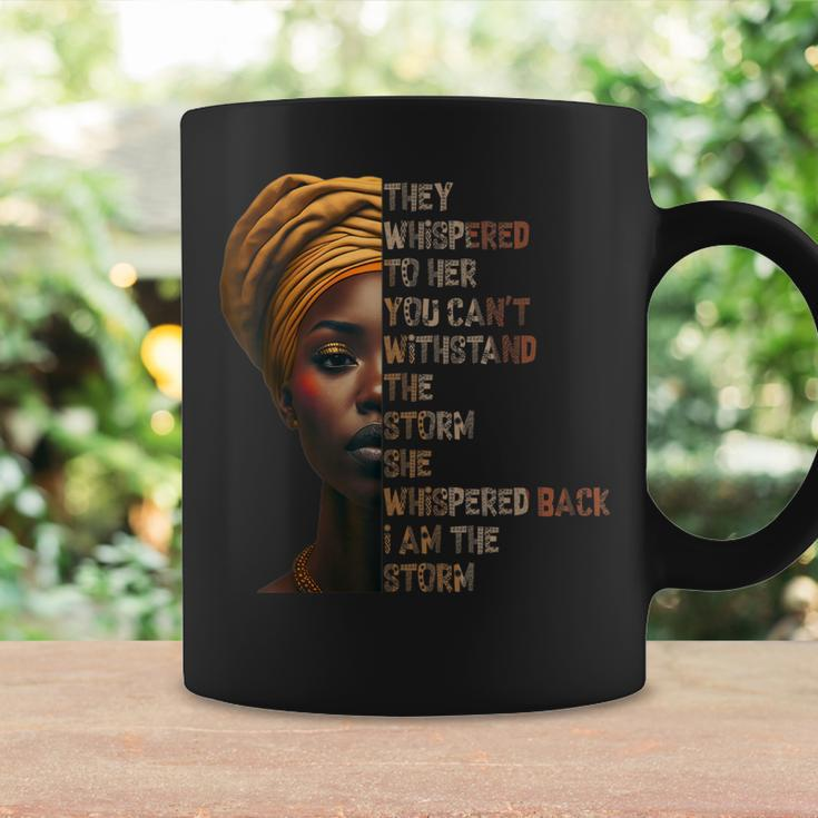 Black History Month - African Woman Afro I Am The Storm Coffee Mug Gifts ideas