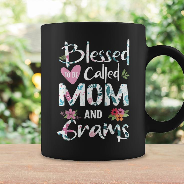 Blessed To Be Called Mom And Grams Flower Gifts Coffee Mug Gifts ideas
