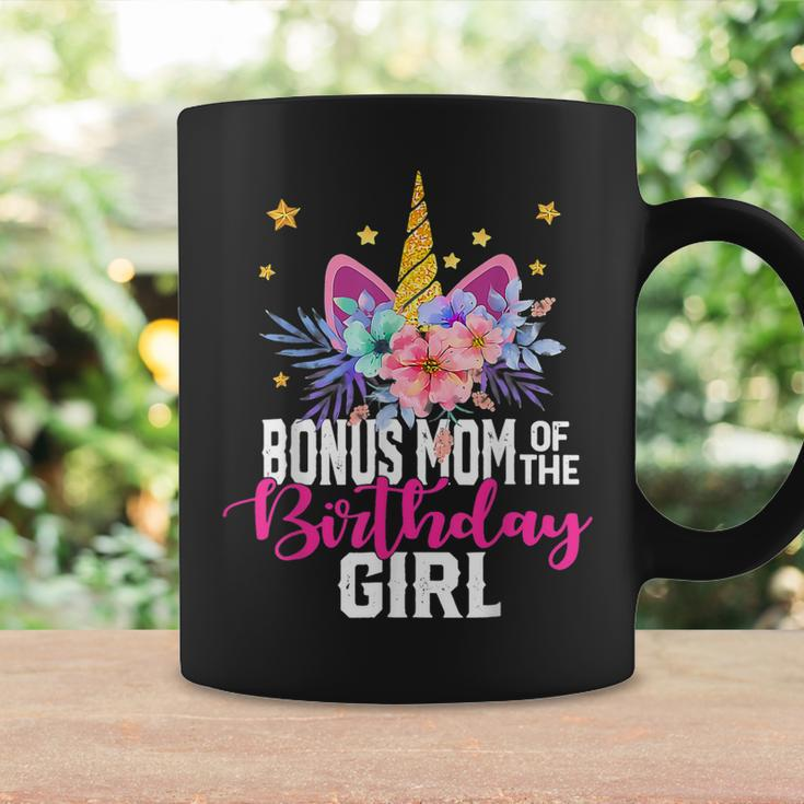 Bonus Mom Of The Birthday Girl Mothers Day Unicorn Birthday Coffee Mug Gifts ideas