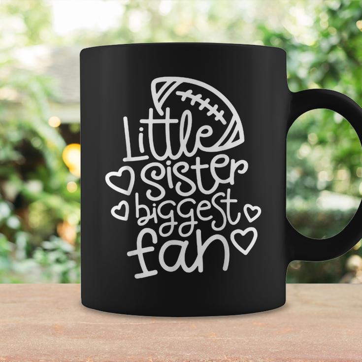 Boys Girls Kids Football Little Sister Biggest Fan Matching Coffee Mug Gifts ideas