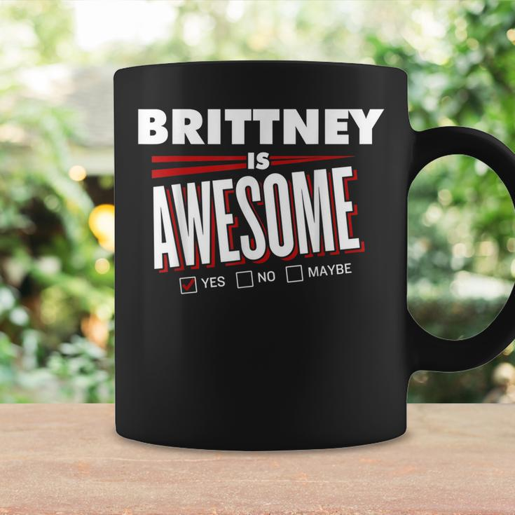 Brittney Is Awesome Family Friend Name Funny Gift Coffee Mug Gifts ideas