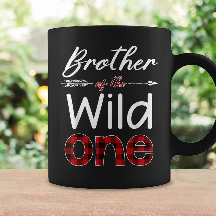 Brother Of The Wild One Buffalo Plaid Lumberjack Coffee Mug Gifts ideas