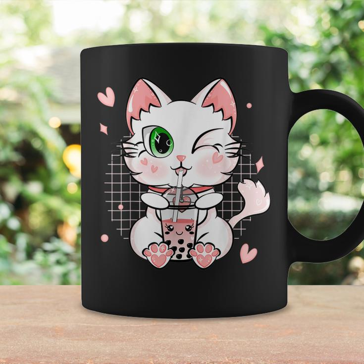 Bubble Tea Cat Boba Tea Anime Kawaii Neko Coffee Mug Gifts ideas