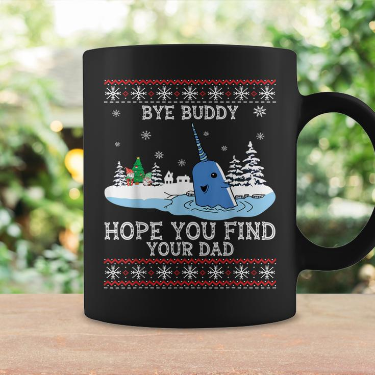 Byebuddyhopeyou Find Your Dad Whale Ugly Xmas Sweater Coffee Mug Gifts ideas