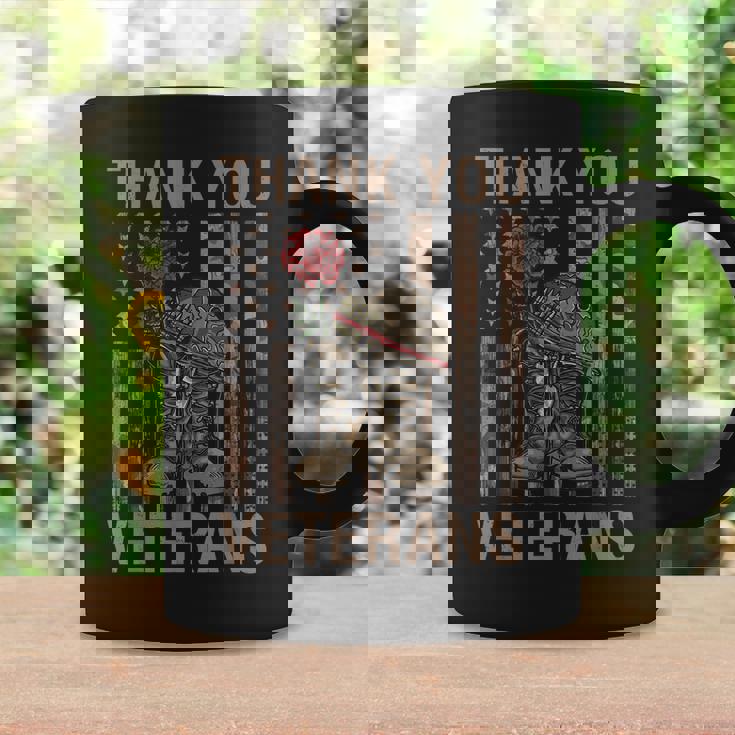 Camouflage Usa Flag Thank You Veterans For Women Men Coffee Mug Gifts ideas