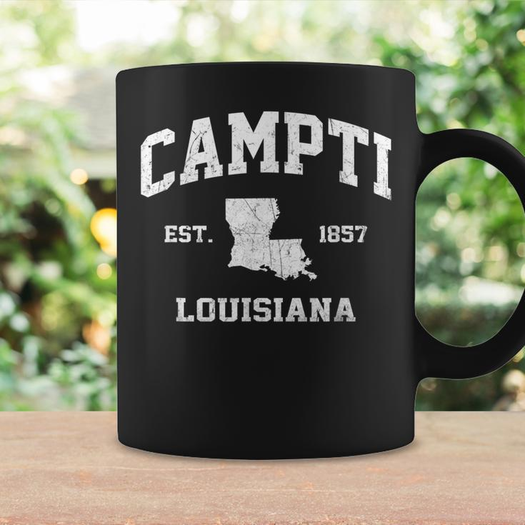 Campti Louisiana La Vintage State Athletic Style Coffee Mug Gifts ideas