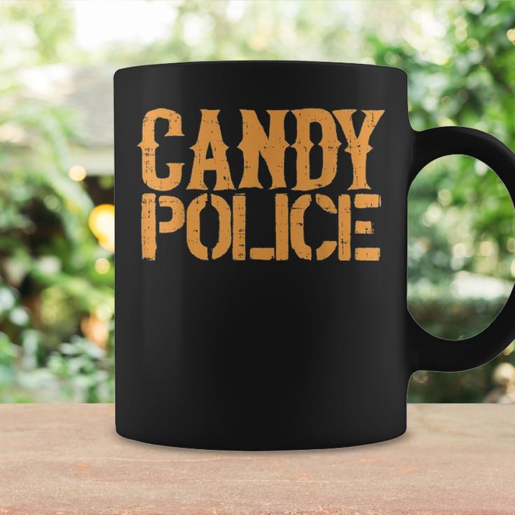 Candy Police Funny Halloween Costume Parents Mom Dad Coffee Mug Gifts ideas