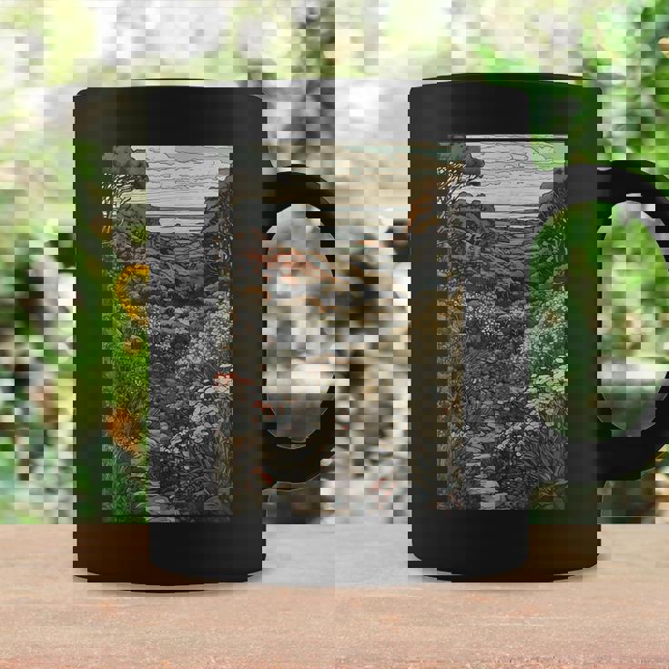 Cape Cod Landscape Japanese Ukiyoe Woodblock Print Coffee Mug Gifts ideas