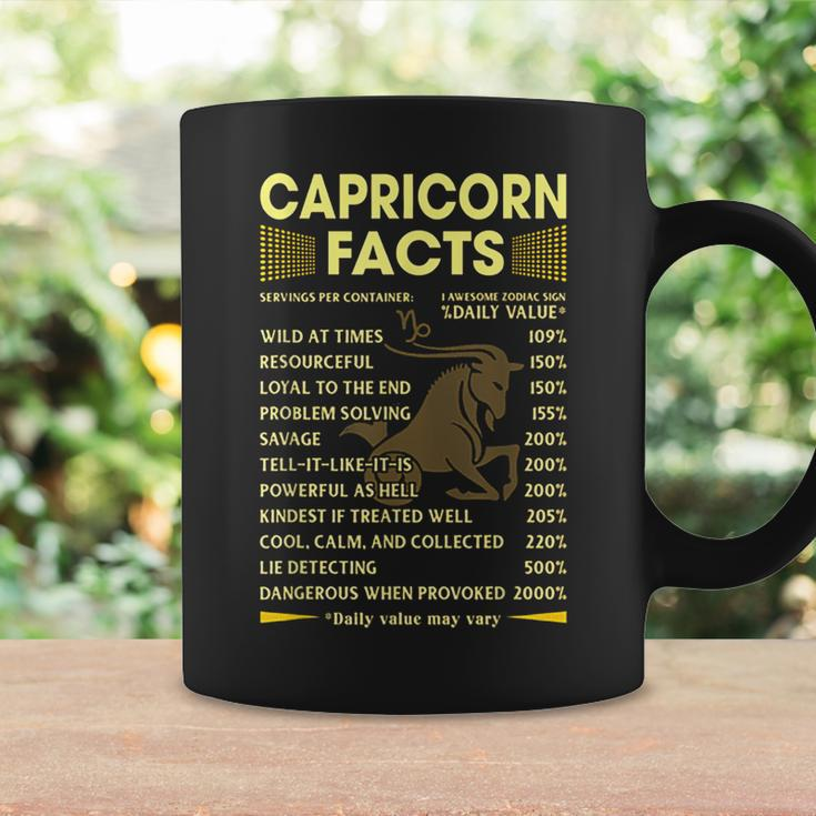 Capricorn Facts Zodiac Funny Capricorn Birthday Gift Coffee Mug Gifts ideas