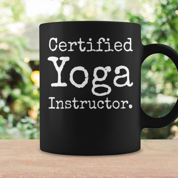 Certified Yoga Instructor Yoga Teacher Gift Coffee Mug Gifts ideas