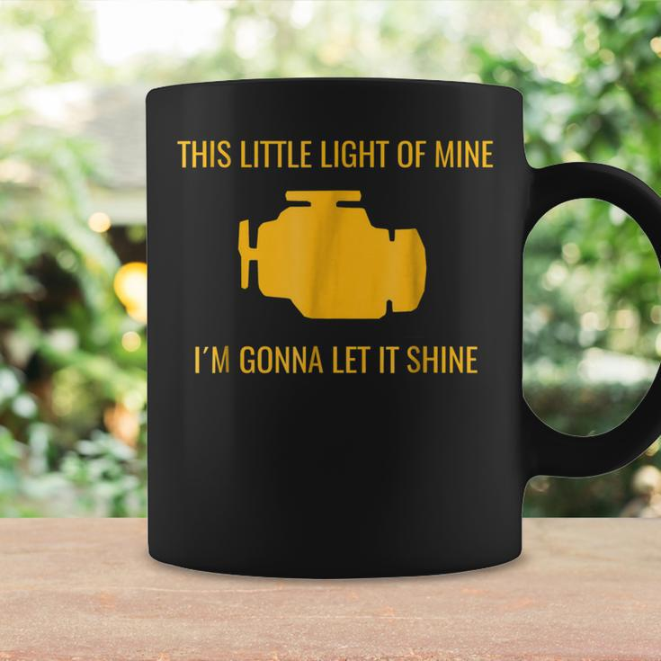Check Engine Light Funny Automotive Mechanic Coffee Mug Gifts ideas