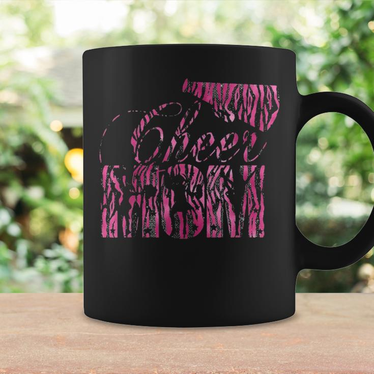 Cheer Mom Cheerleader Daughter Pink Black Tiger Coffee Mug Gifts ideas