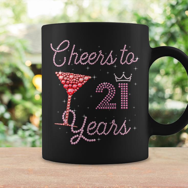 Cheers To 21 Years 21St Birthday 21 Years Old Bday Coffee Mug Gifts ideas