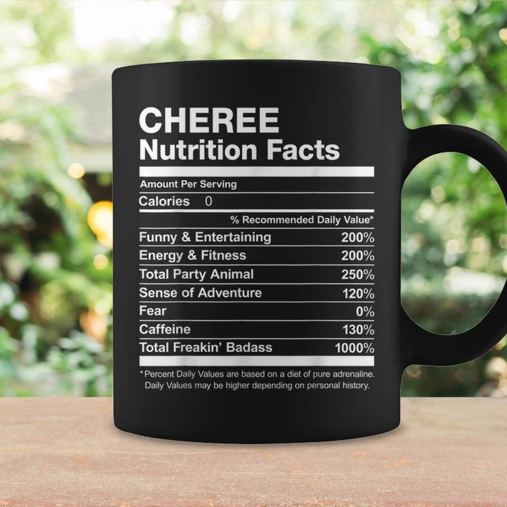 Cheree Nutrition Facts Name Named Funny Coffee Mug Gifts ideas