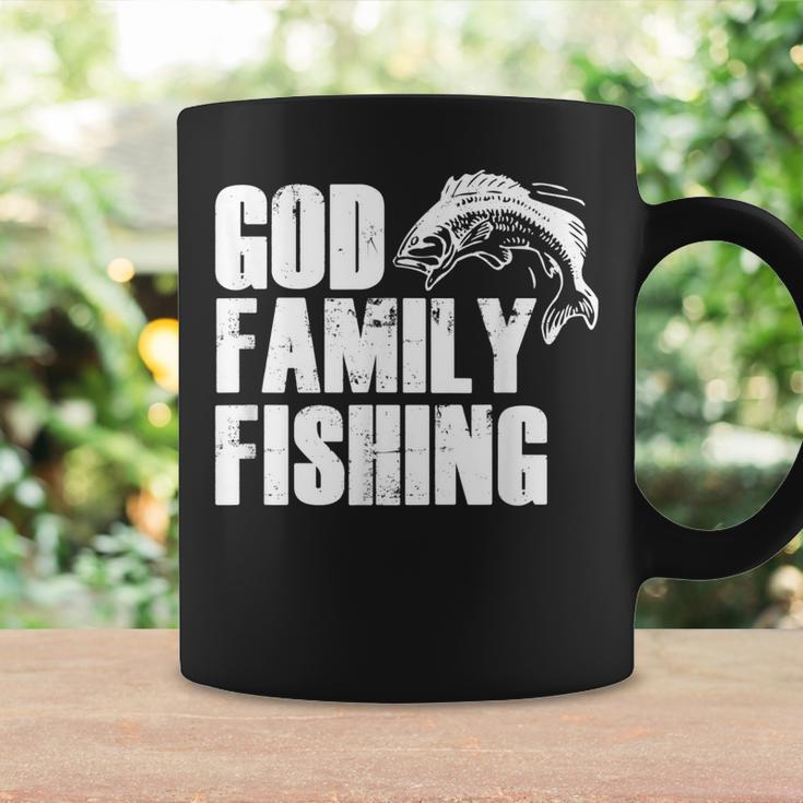 Christian Fisherman Gift God Family Fishing Men Dad Vintage Coffee Mug Gifts ideas