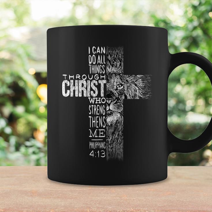 Christian Jesus Lion Of Tribe Judah Cross Lion Of Judah V4 Coffee Mug Gifts ideas