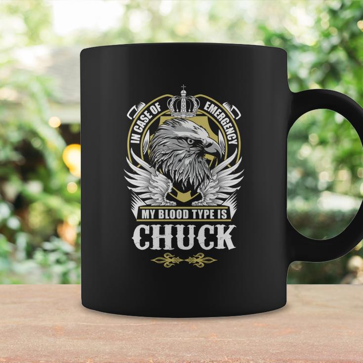 Chuck Name- In Case Of Emergency My Blood Coffee Mug Gifts ideas