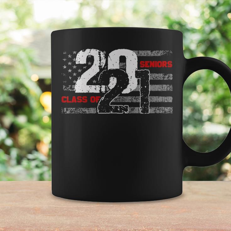 Class Of 2021 Distressed American Flag Seniors Coffee Mug Gifts ideas