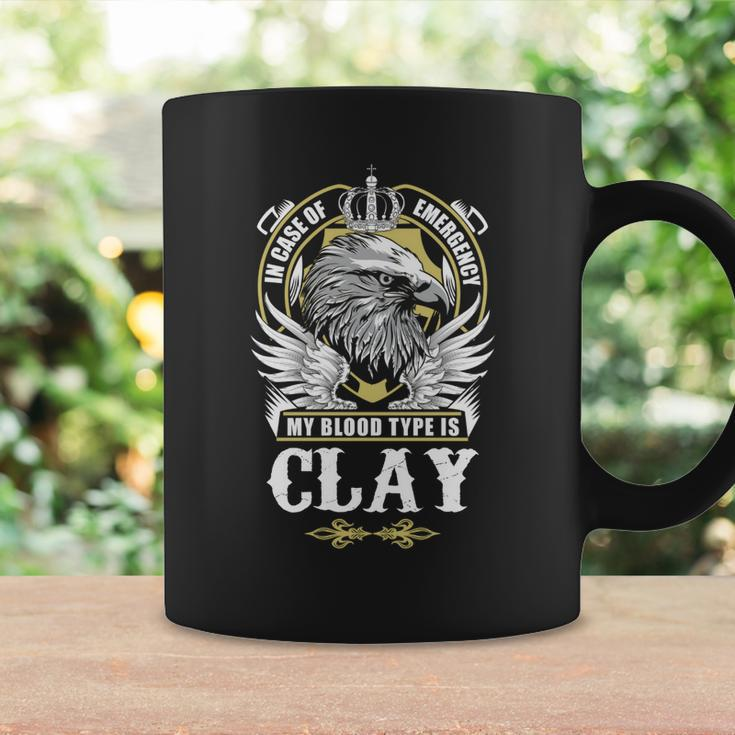 Clay Name- In Case Of Emergency My Blood Coffee Mug Gifts ideas