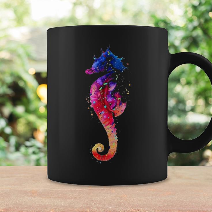 Colorful Sea Horse Lover Dad Mom Funny Kidding Coffee Mug Gifts ideas