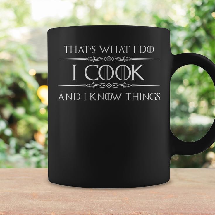 Cooking For Cooks & Chefs - I Cook And I Know Things Funny Coffee Mug Gifts ideas