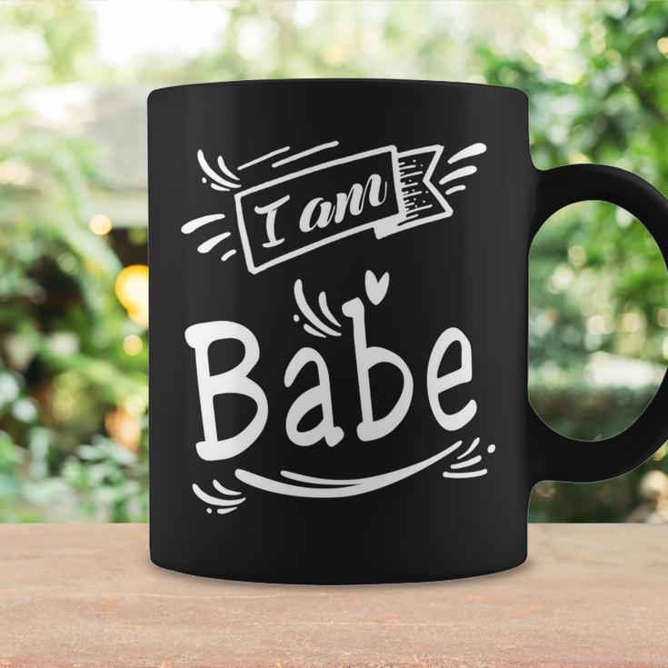 Couple Funny I Am Babe - Mens Standard Coffee Mug Gifts ideas
