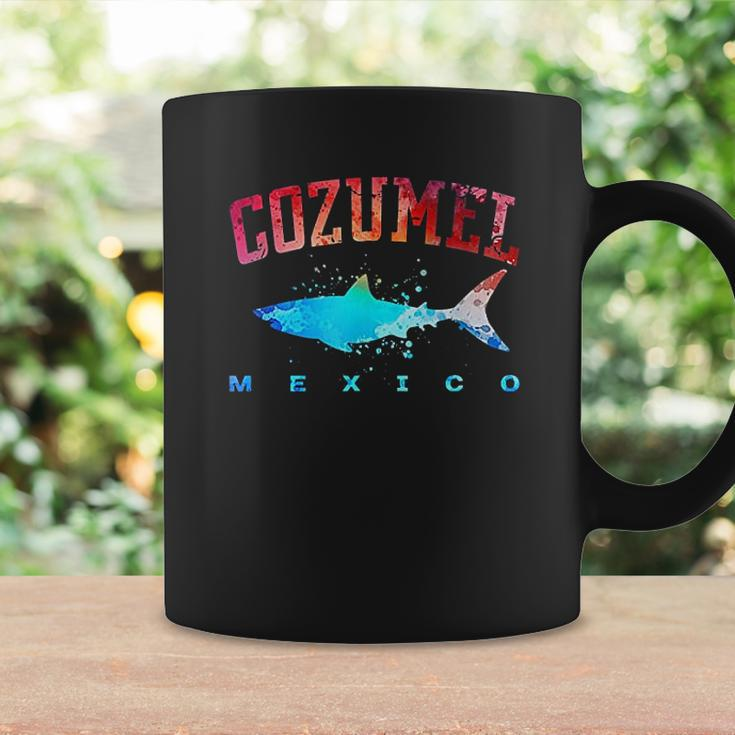 Cozumel Mexico Shark Scuba Diver Snorkel Diving Spring Break Coffee Mug Gifts ideas
