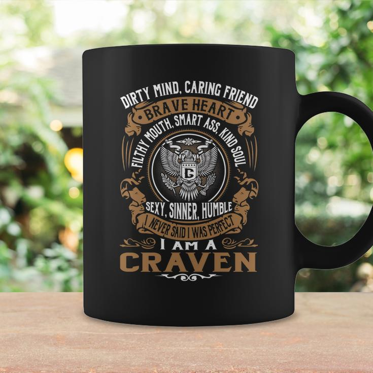 Craven Last Name Surname Tshirt Coffee Mug Gifts ideas