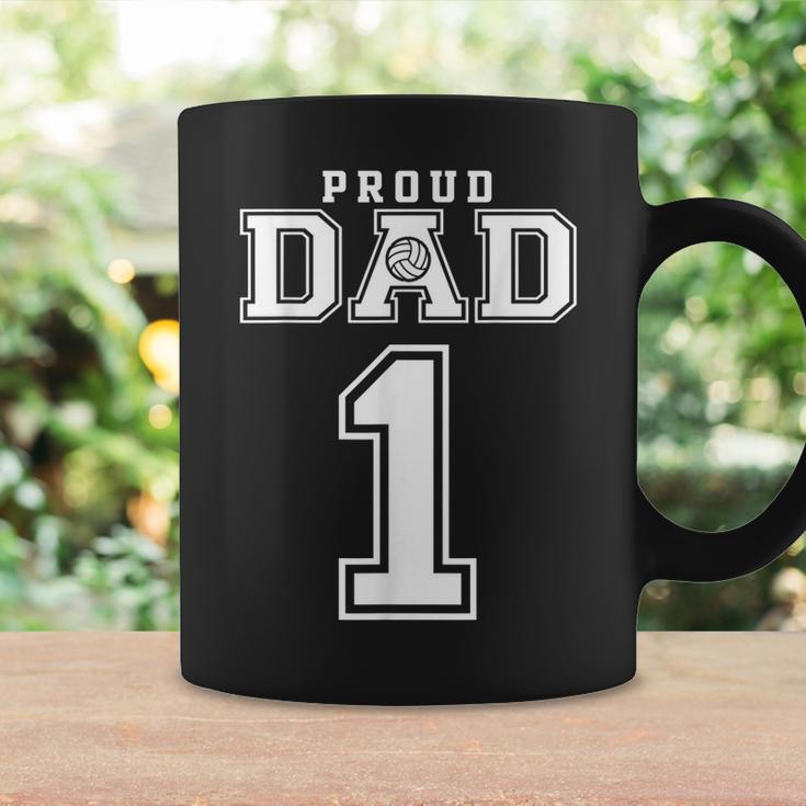 Custom Proud Volleyball Dad Number 1 Personalized For Men Coffee Mug Gifts ideas