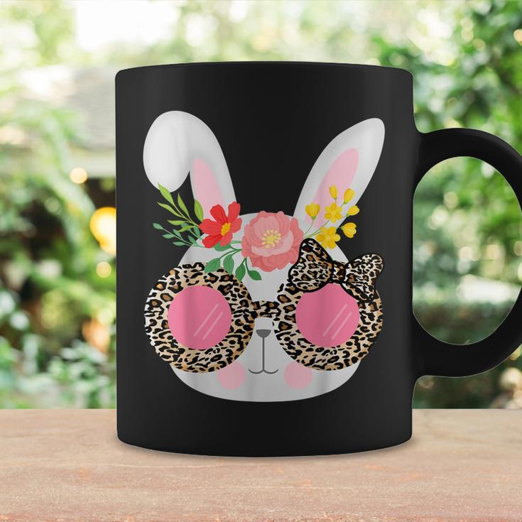 Cute Bunny Face Leopard Glasses Easter For Women N Girl Coffee Mug Gifts ideas