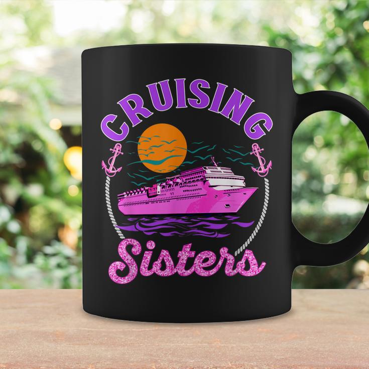 Cute Cruising Sisters Women Girls Cruise Lovers Sailing Trip Coffee Mug Gifts ideas