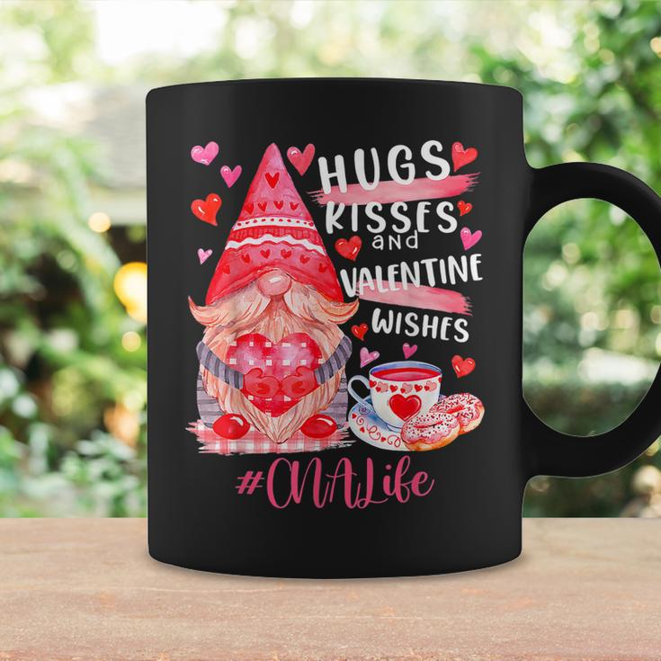 Cute Gnome Cna Life Nurse Hugs Kisses Valentines Day V2 Coffee Mug Gifts ideas