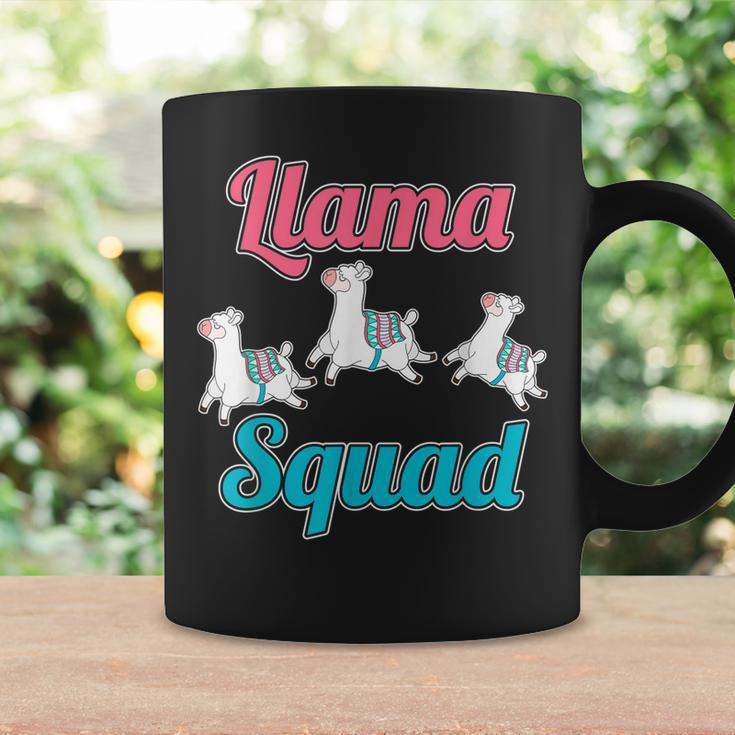 Cute Leaping Llamas Animal Lover Funny Llama Squad Coffee Mug Gifts ideas