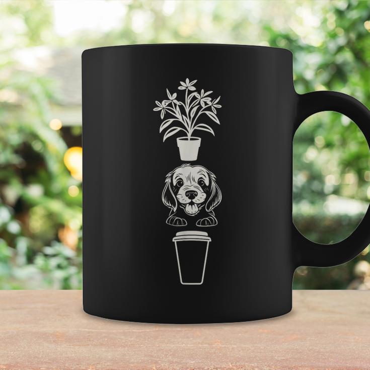 Cute Plants Dog And Coffee Gardening Caffeine Puppy Lover Coffee Mug Gifts ideas