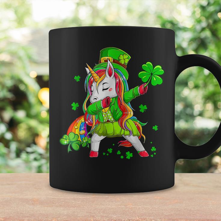 Dabbing Unicorn Holding Shamrocks Patricks Day Lover Family Coffee Mug Gifts ideas