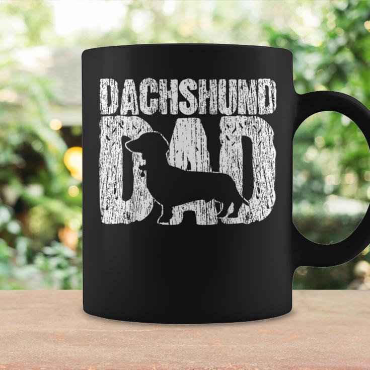 Dachshund Dad Wiener Father Fathers Day Vintage Gift Coffee Mug Gifts ideas