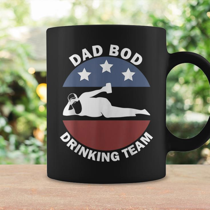 Dad Bod Drinking Team American Us Flag Vintage Fathers Day Coffee Mug Gifts ideas