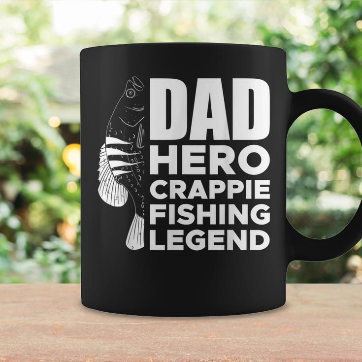 Dad Hero Crappie Fishing Legend Vatertag Tassen Geschenkideen