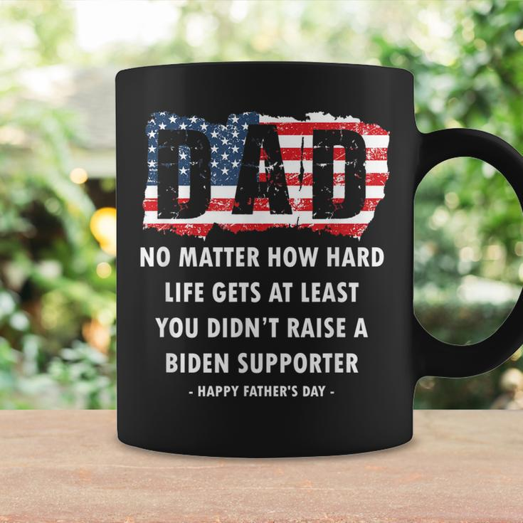 Dad No Matter How Hard Life Gets At Least Happy Fathers Day Coffee Mug Gifts ideas