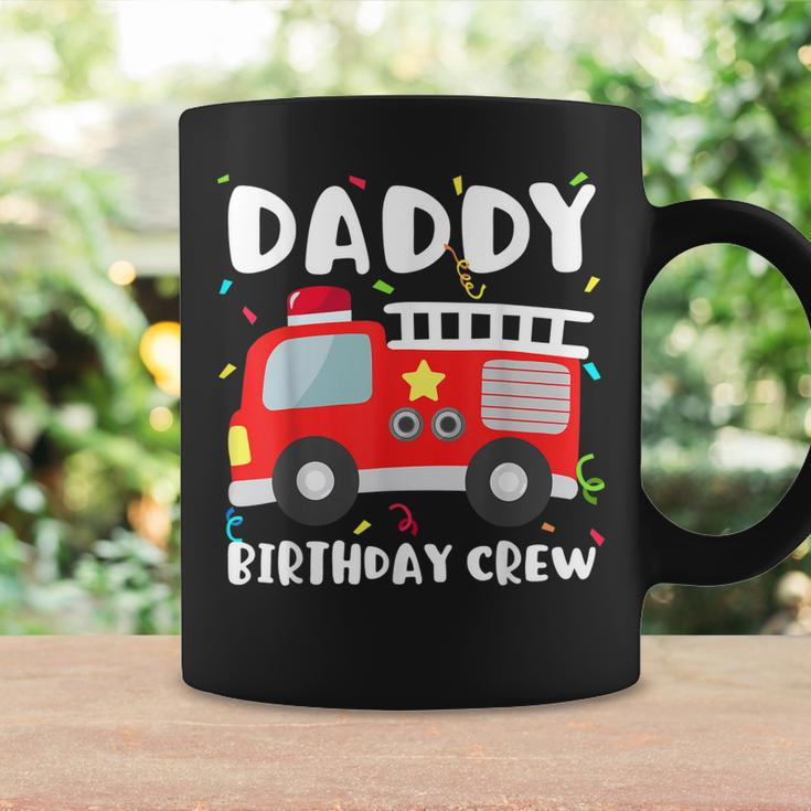 Daddy Birthday Crew Fire Truck Party Firefighter Dad Papa Coffee Mug Gifts ideas