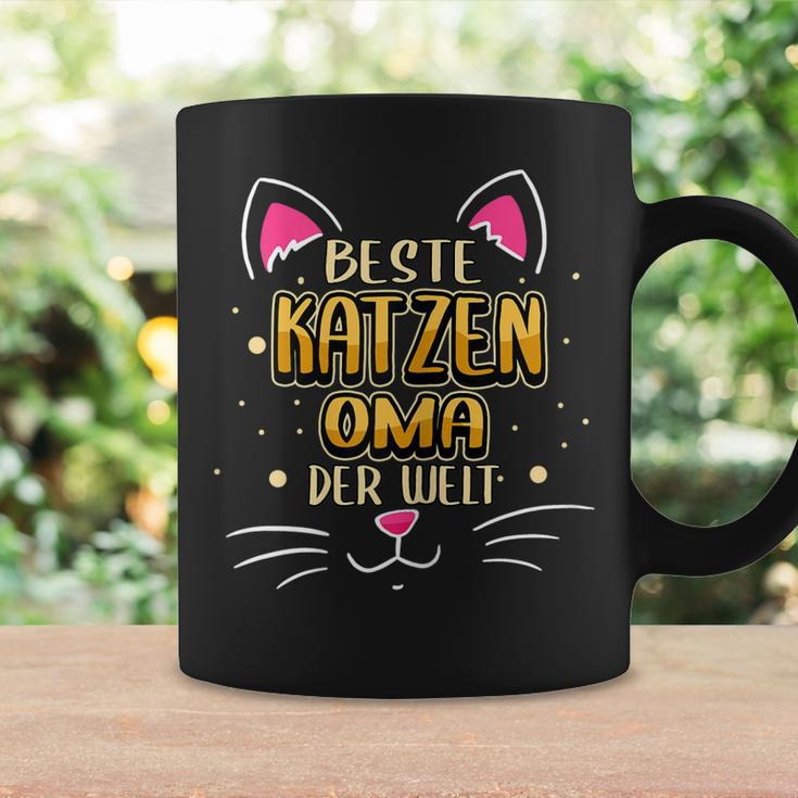 Damen Beste Katzen Oma Der Welt Lustige Sprüche Haustier Oma Tassen Geschenkideen