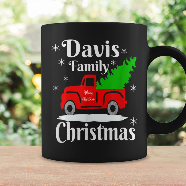 Davis Family Christmas Matching Family Old Red Truck Coffee Mug Gifts ideas