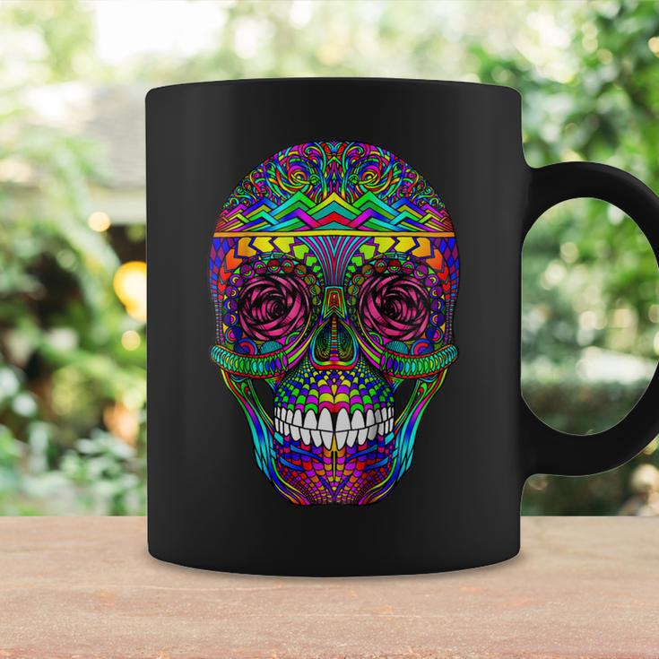 Day Of The Dead Rainbow Skull Dia De Los Muertos Coffee Mug Gifts ideas