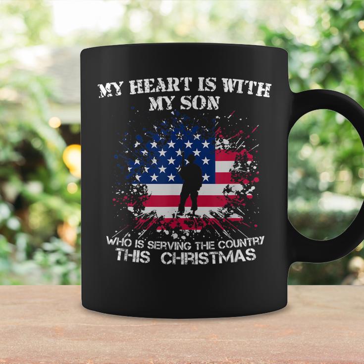 Deployed Military Son Family Christmas Apparel Coffee Mug | Mazezy