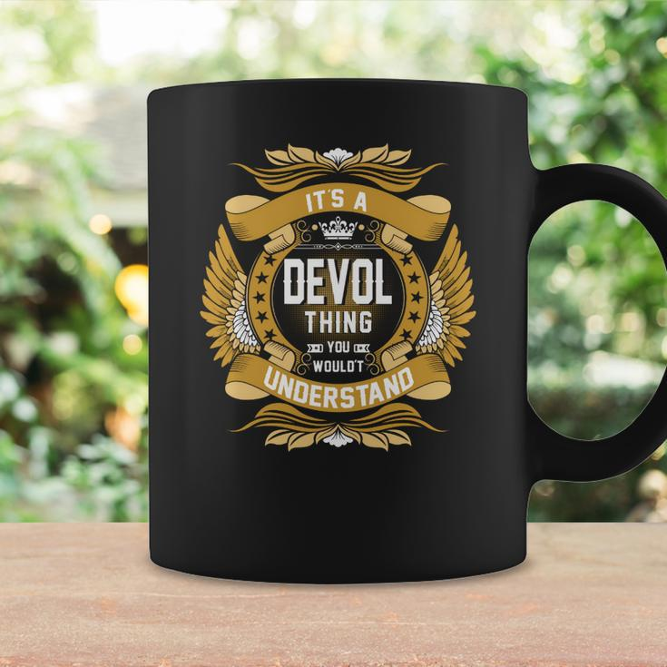 Devol Name Devol Family Name Crest Coffee Mug Gifts ideas