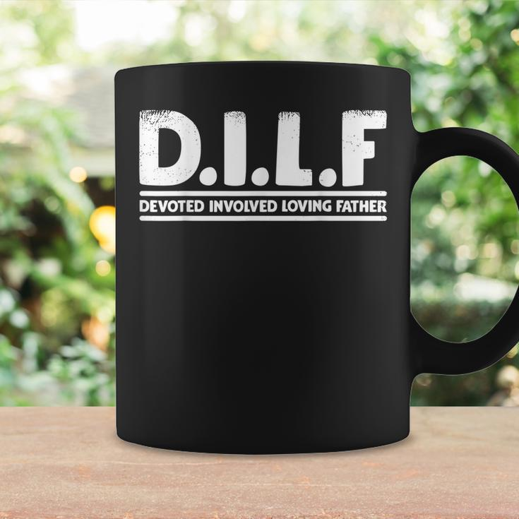 Dilf Devoted Involved Loving Father Dad Gift Papa Men Gift For Mens Coffee Mug Gifts ideas