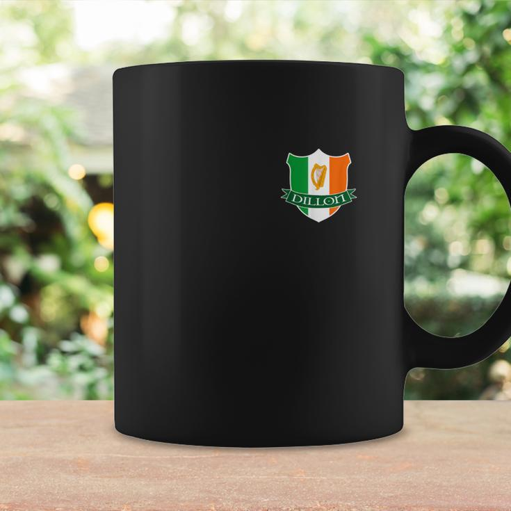 Dillon Irish Name Ireland Flag Harp Family Coffee Mug Gifts ideas